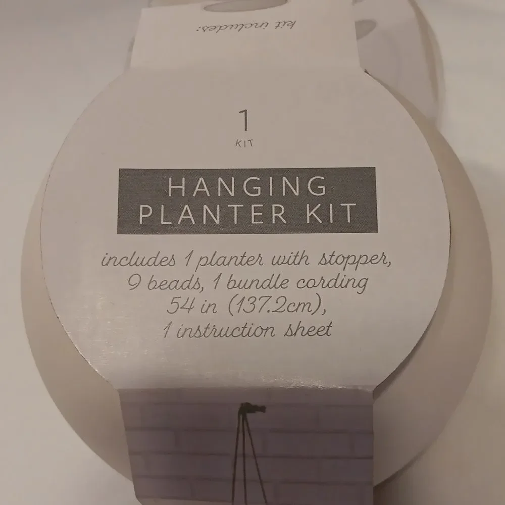 4 Hanging Planter Kits New‎